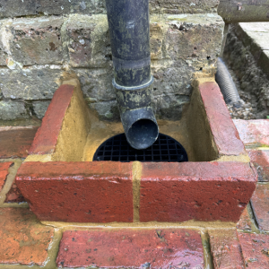 Gulley with Brickwork